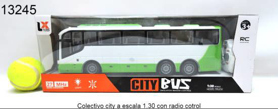 Imagen de COLECTIVO CITY RADIO A CONTROL ESCALA 1.30 7.26